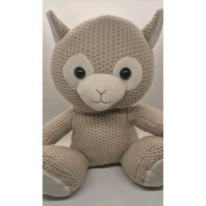 Spark Create Imagine Knit Plush Llama Stuffed Animal Super Soft
